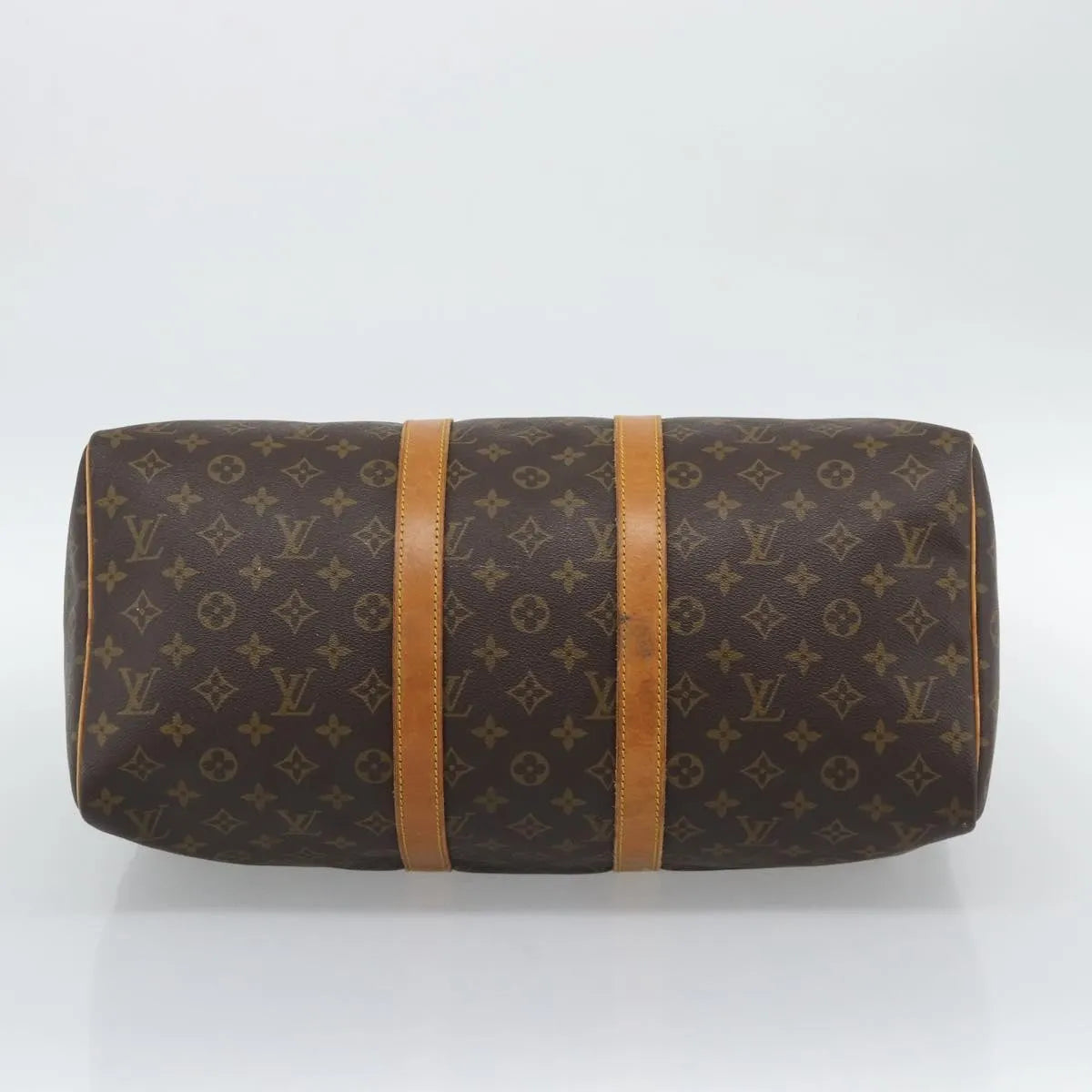 Louis Vuitton Keepall Monogram Brown Canvas Travel Bag Bag (Pre-Owned)