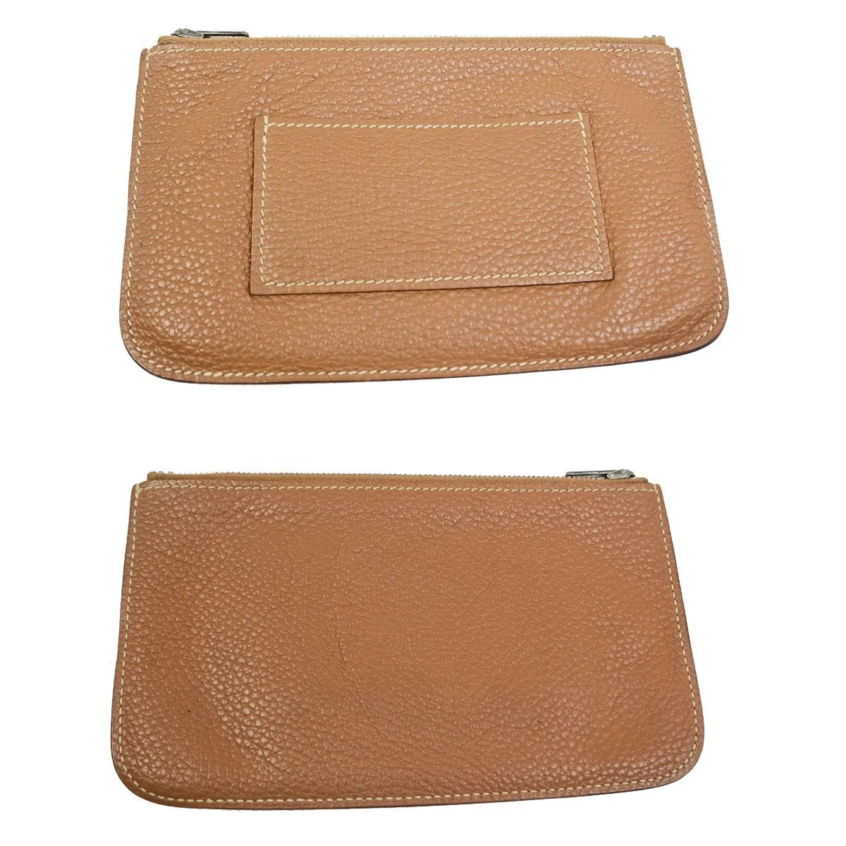 Hermes Dogon Duo Combined Leather Brown Leather Wallets Accessory (Pre-Owned)