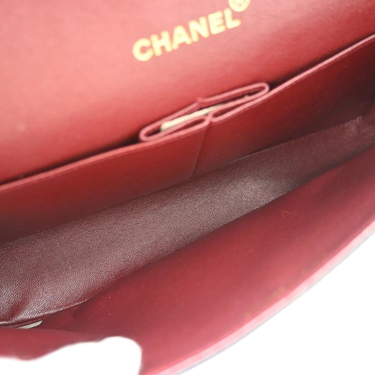 Chanel Timeless - Classic Double Flap Quilted Lambskin Black Leather Shoulder Bag Bag (Pre-Owned)