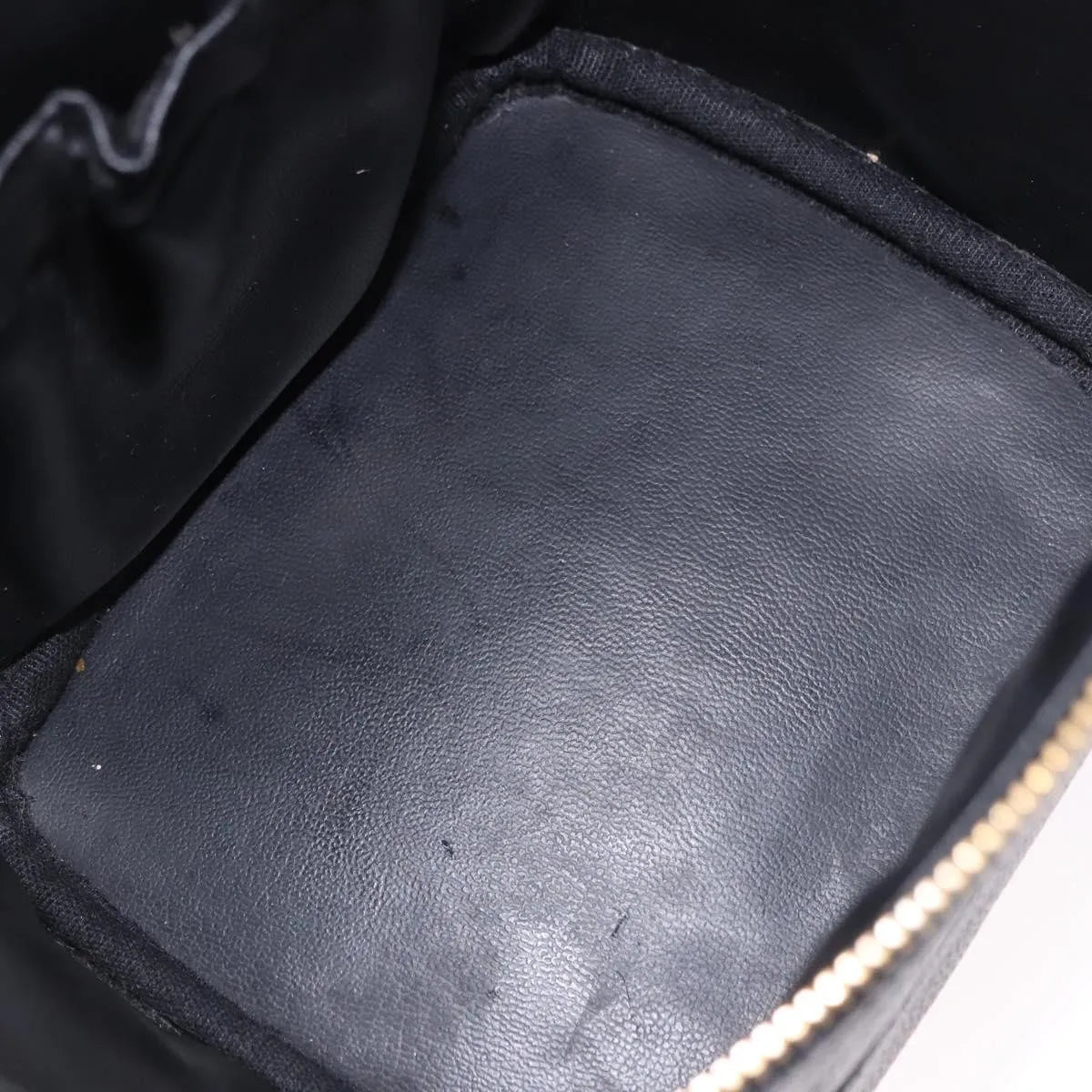 Chanel Vintage Timeless Vanity Case Caviar Black Calfskin Handbag (Pre-Owned)