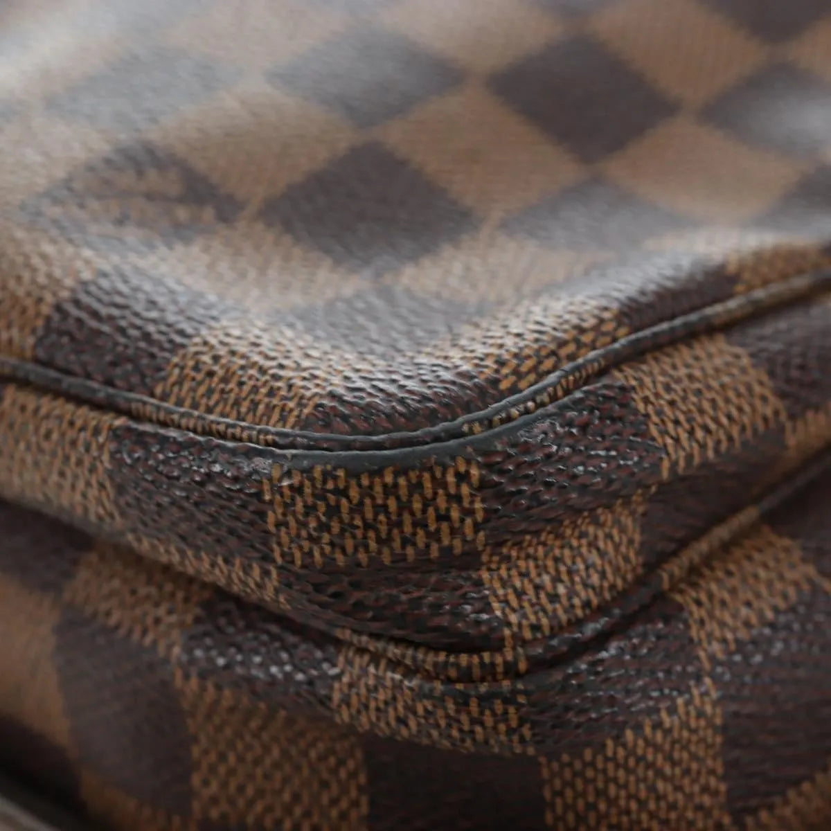Louis Vuitton Naviglio Damier Brown Canvas Shoulder Bag Bag (Pre-Owned)