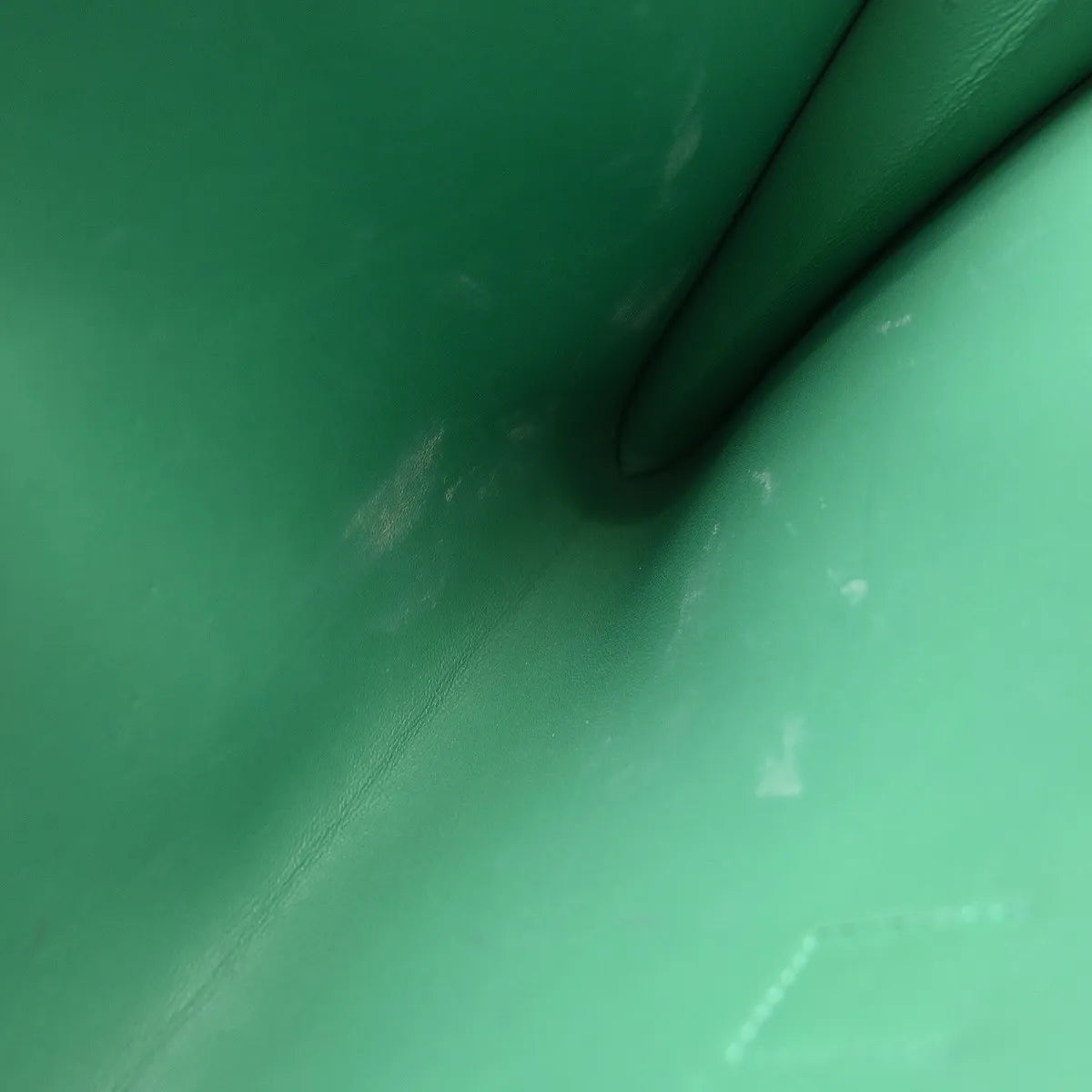 Hermes Jige Elan Clutch Epsom Green Leather Clutche & Pouche Bag (Pre-Owned)