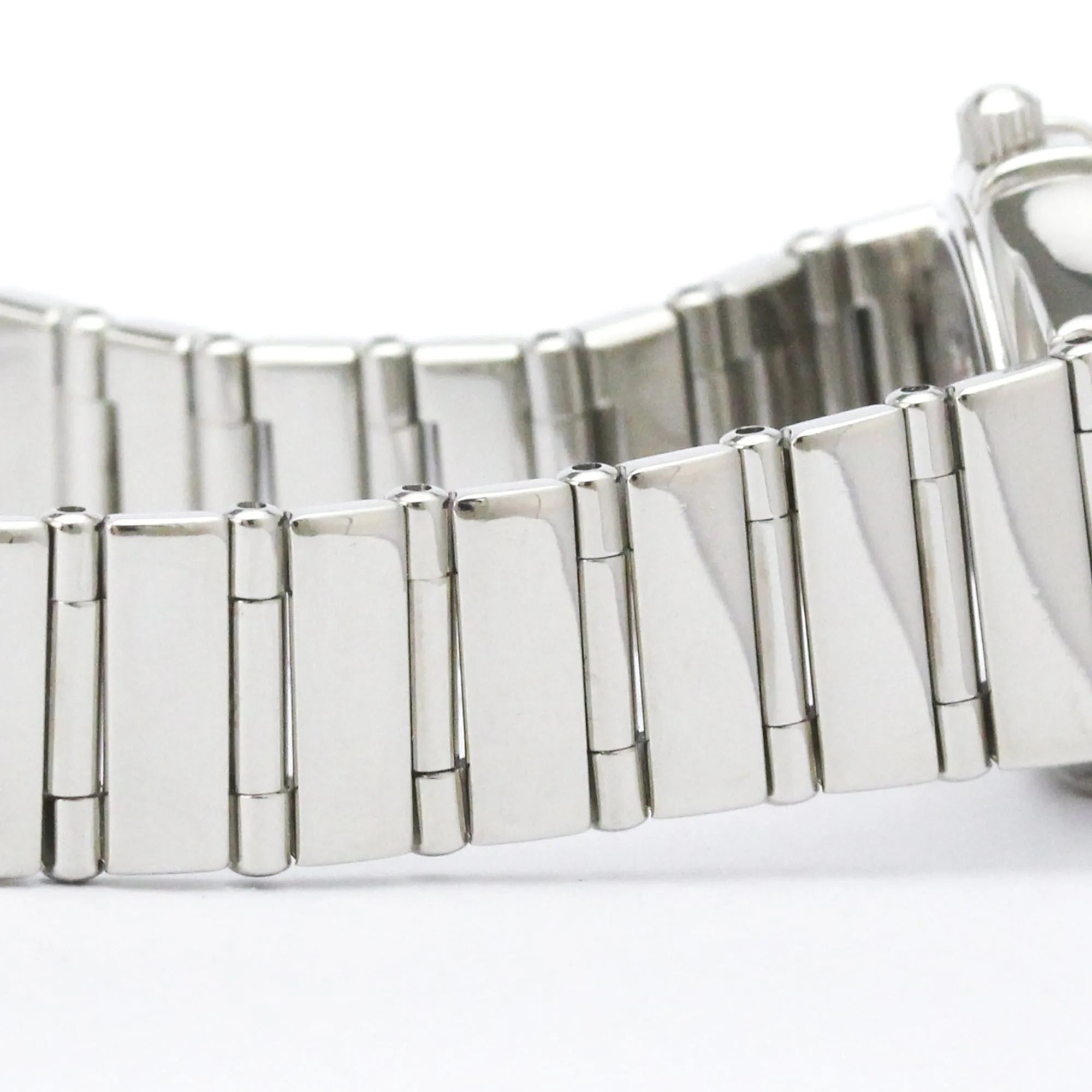 Omega Constellation Quartz Stainless Steel With Diamond Bezel Watch (Pre-Owned)
