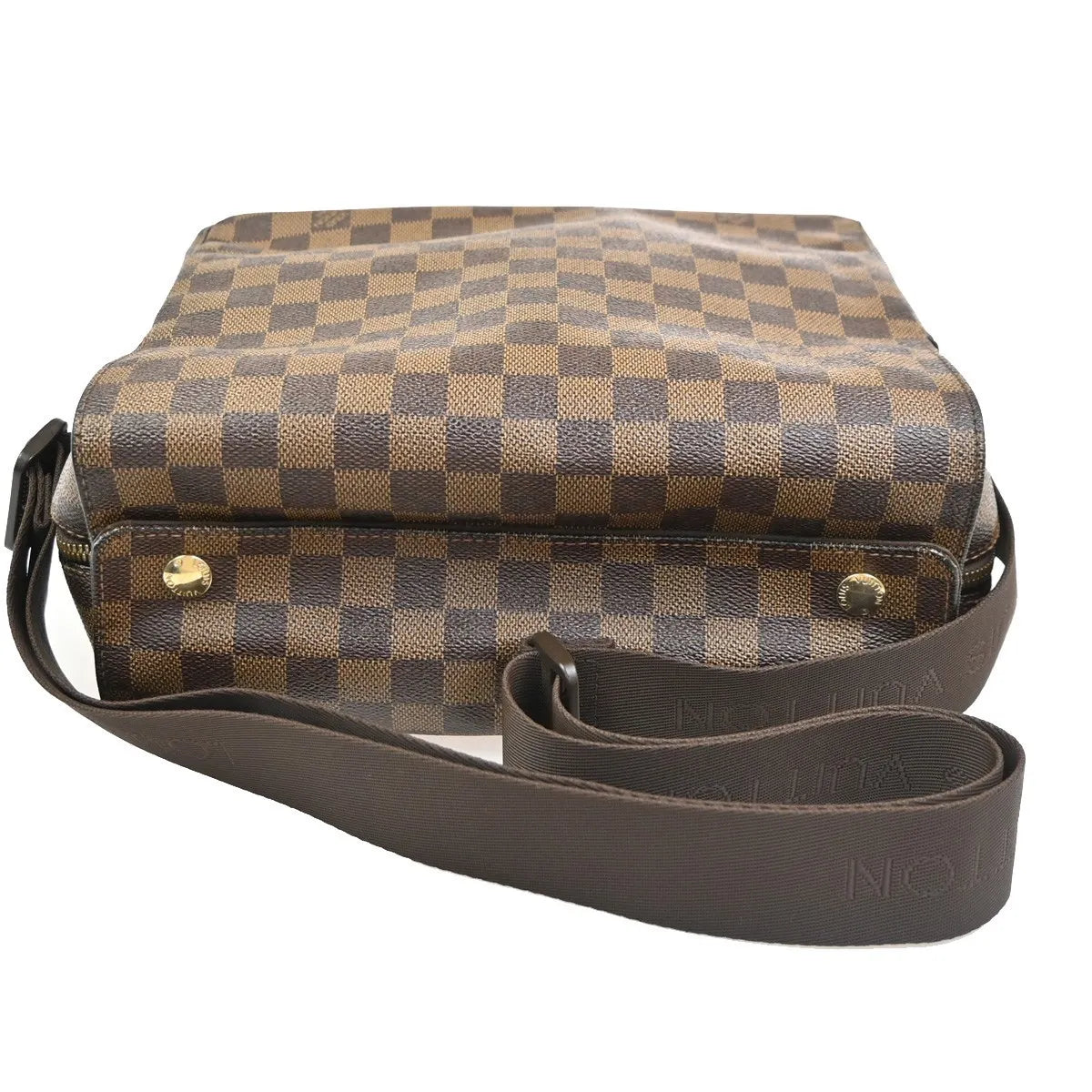 Louis Vuitton Naviglio Damier Brown Canvas Shoulder Bag Bag (Pre-Owned)
