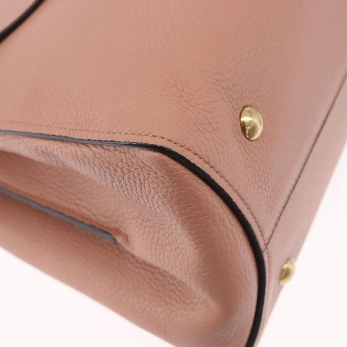 Salvatore Ferragamo Margot Satchel Leather Pink Leather Handbag (Pre-Owned)