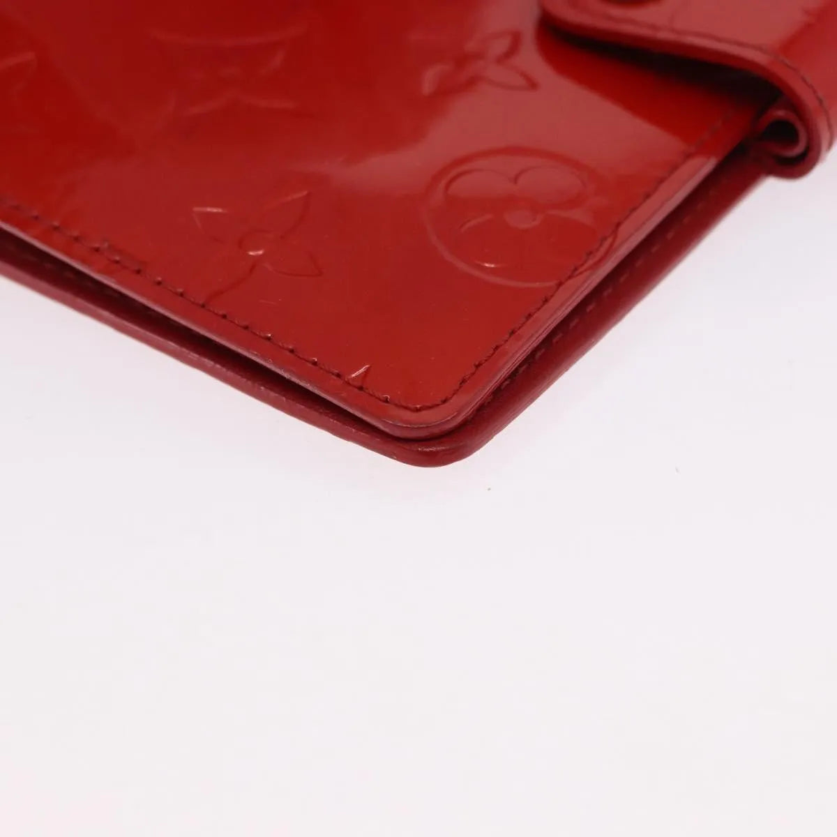 Louis Vuitton Agenda Cover Patent Red Patent_Leather Clutche & Pouche Bag (Pre-Owned)