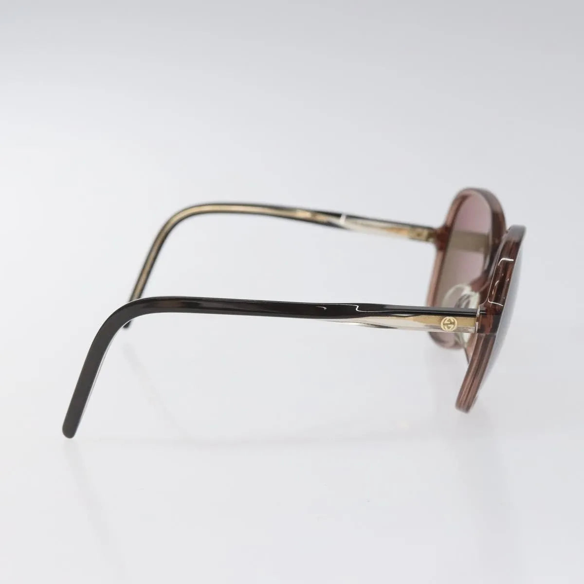 Gucci Eyewear Interlocking G Sunglasses Brown Plastic Sunglasse Accessory (Pre-Owned)