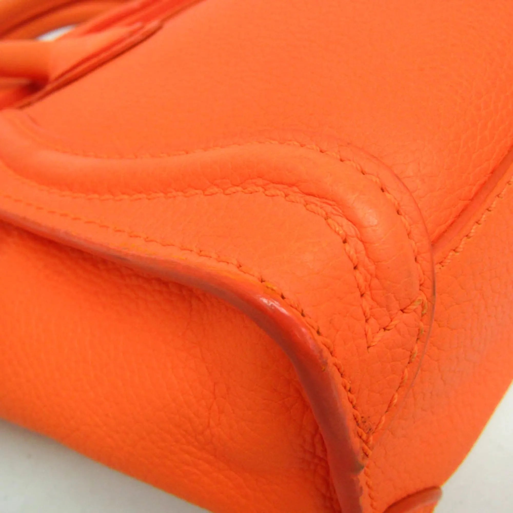 Celine Multicolor Luggage Leather Orange Leather Handbag (Pre-Owned)