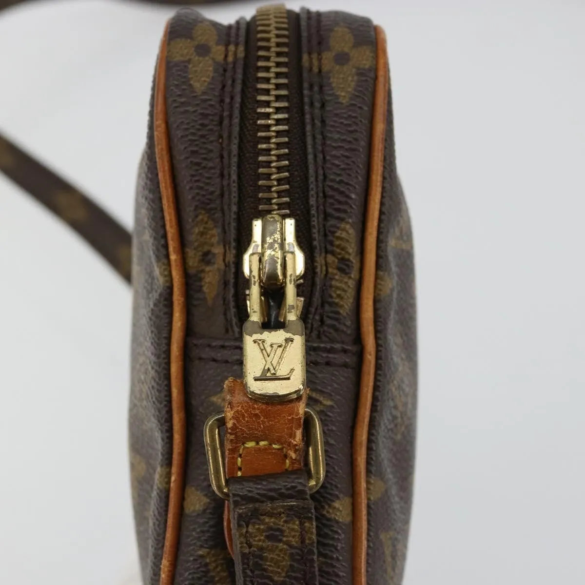 Louis Vuitton Danube Monogram Canvas Brown Canvas Shoulder Bag Bag (Pre-Owned)