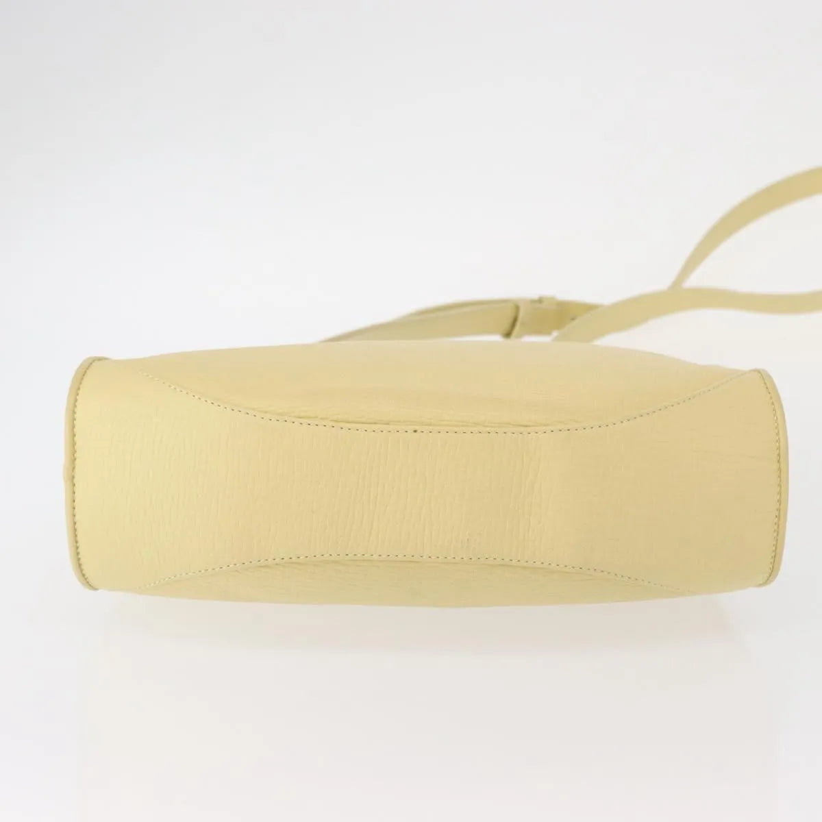 Loewe Vintage Leather Yellow Leather Shoulder Bag Bag (Pre-Owned)