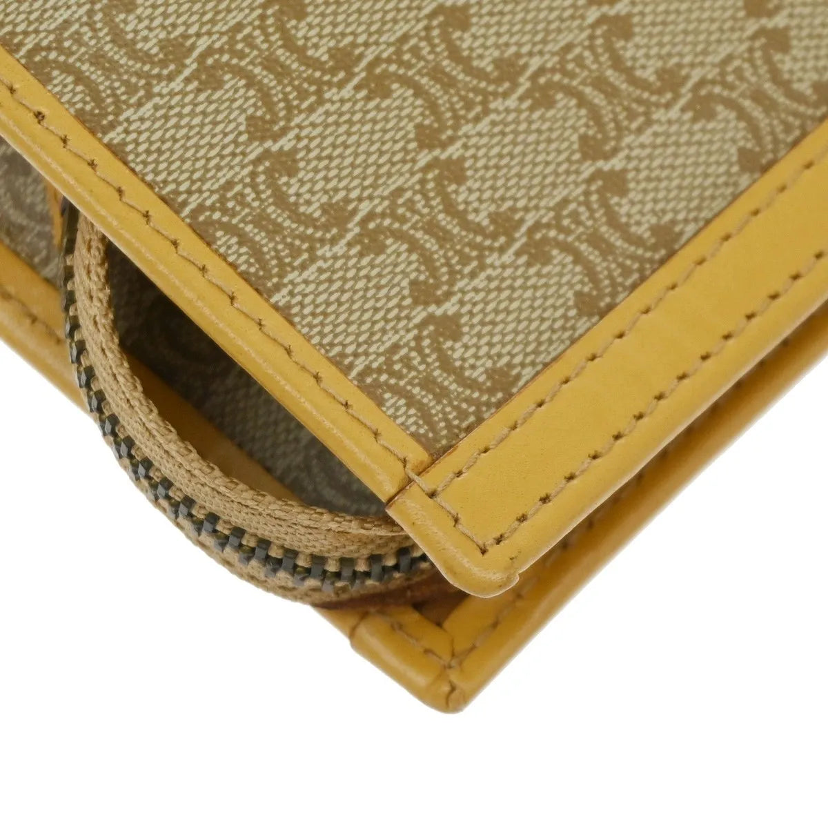 Celine Macadam Pochette Canvas And Leather Beige Canvas Clutche & Pouche Bag (Pre-Owned)