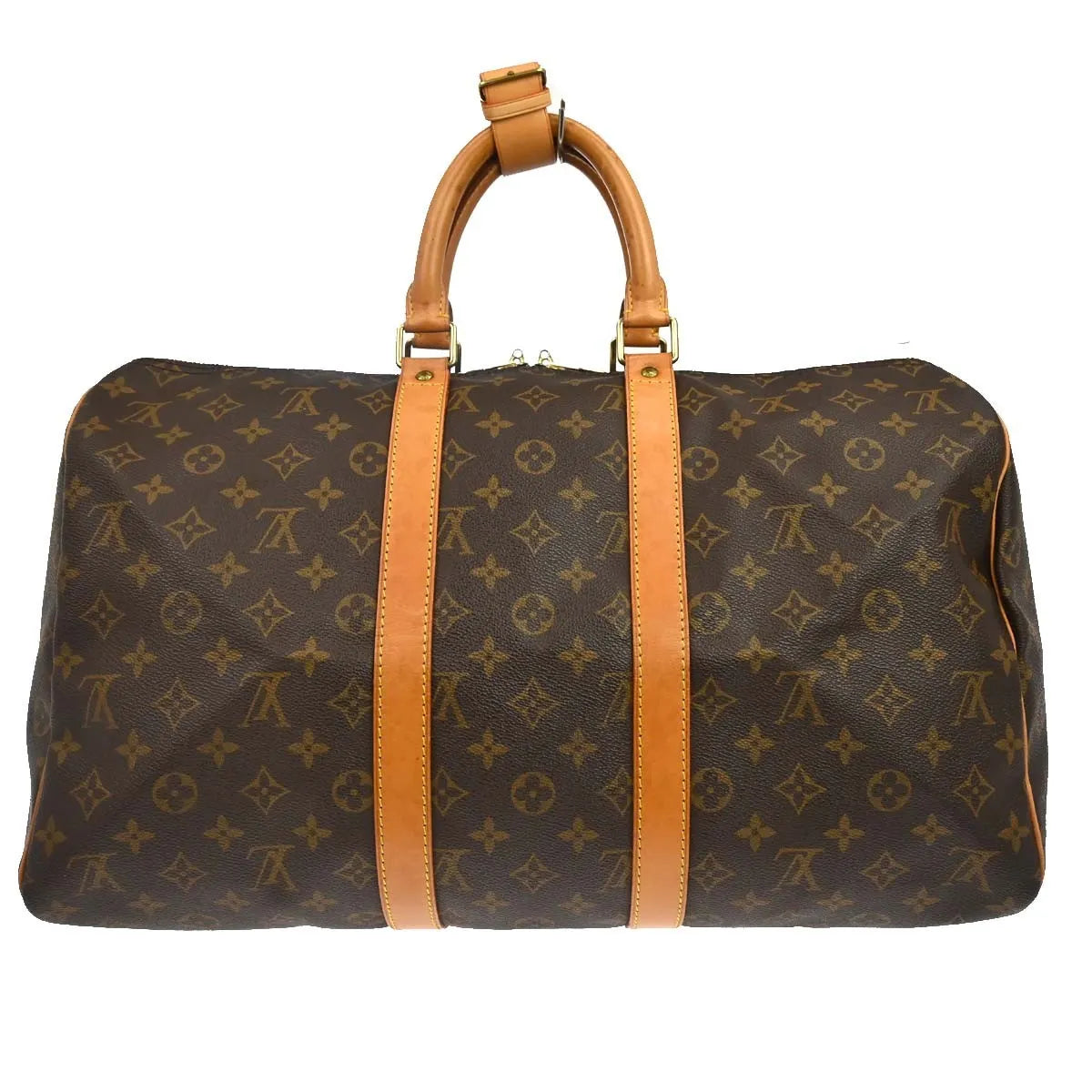 Louis Vuitton Keepall Monogram Canvas Brown Canvas Travel Bag Bag (Pre-Owned)