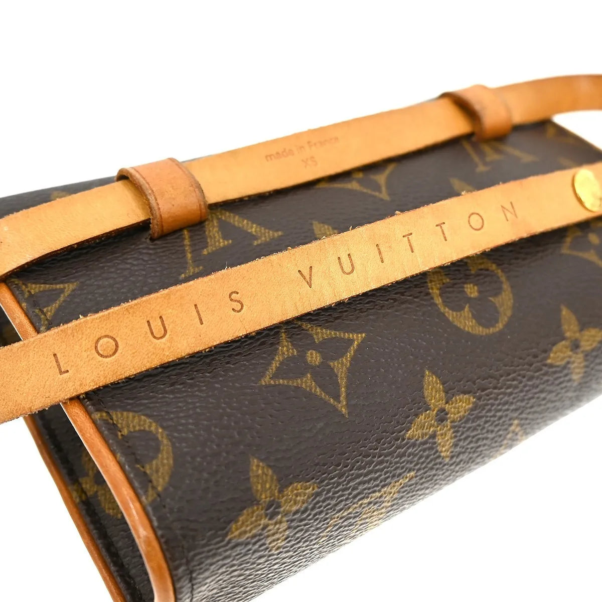 Louis Vuitton Florentine Waist Monogram Canvas Brown Canvas Clutche & Pouche Bag (Pre-Owned)