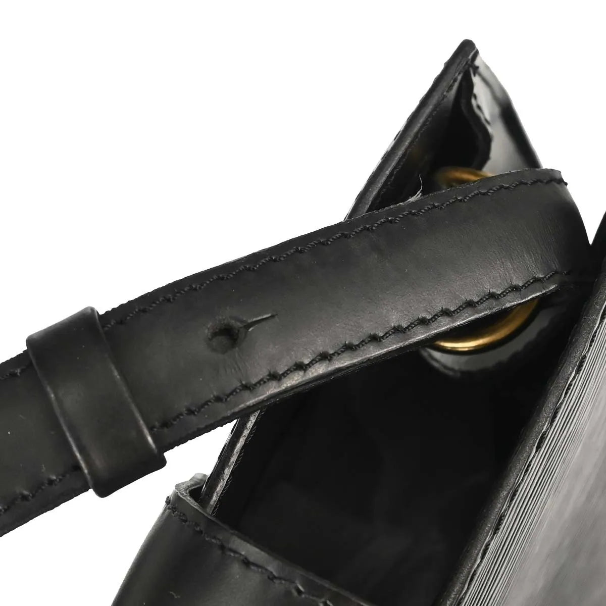 Louis Vuitton Cluny Leather Black Leather Shoulder Bag Bag (Pre-Owned)
