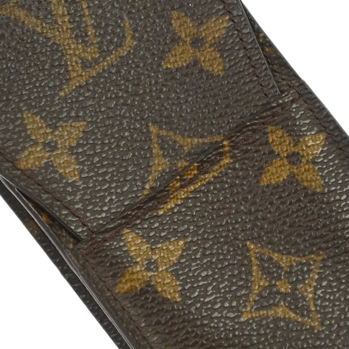 Louis Vuitton Cigarette Case Monogram Canvas Brown Canvas Clutche & Pouche Bag (Pre-Owned)