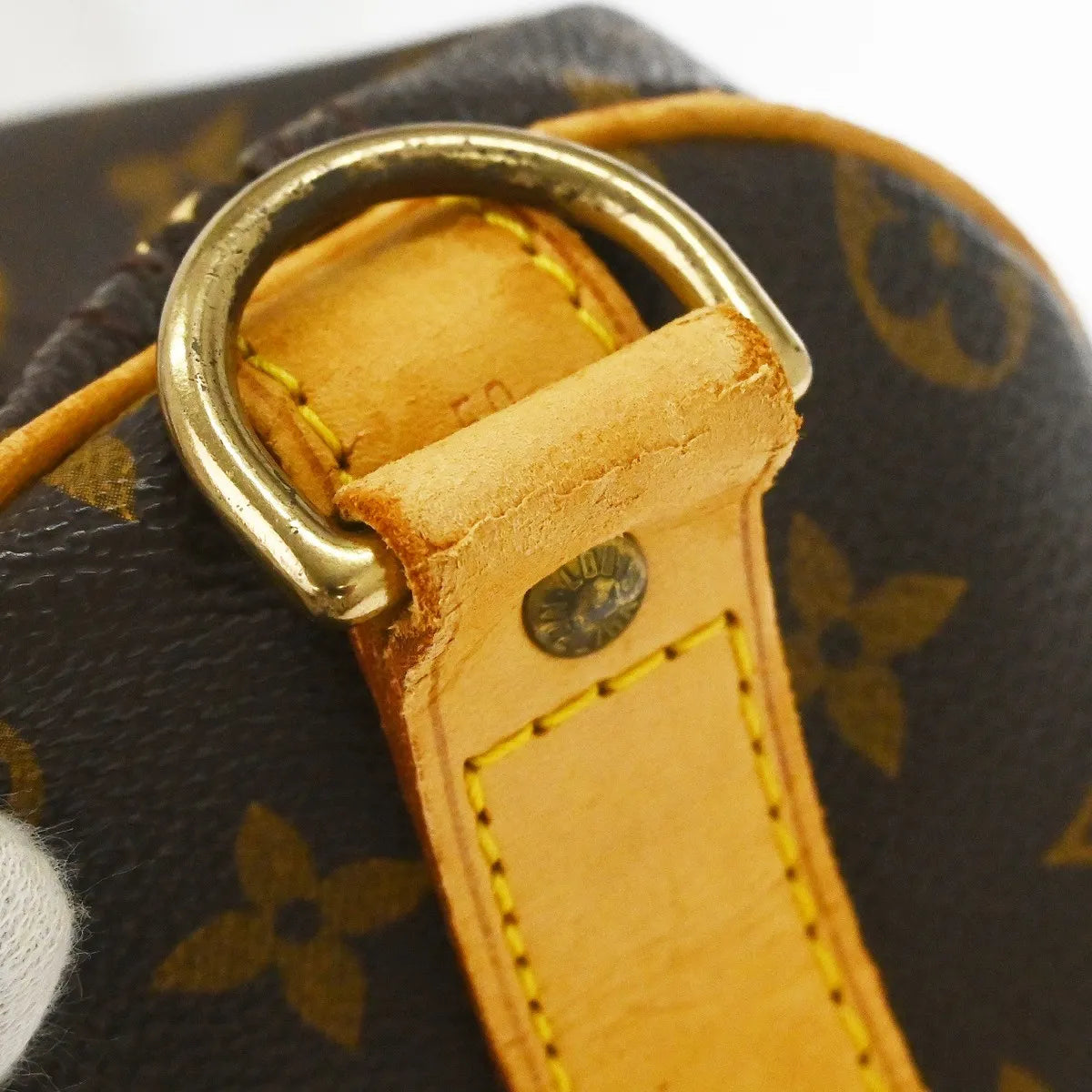 Louis Vuitton Keepall Bandouliere Bag Monogram Canvas Brown Canvas Travel Bag Bag (Pre-Owned)