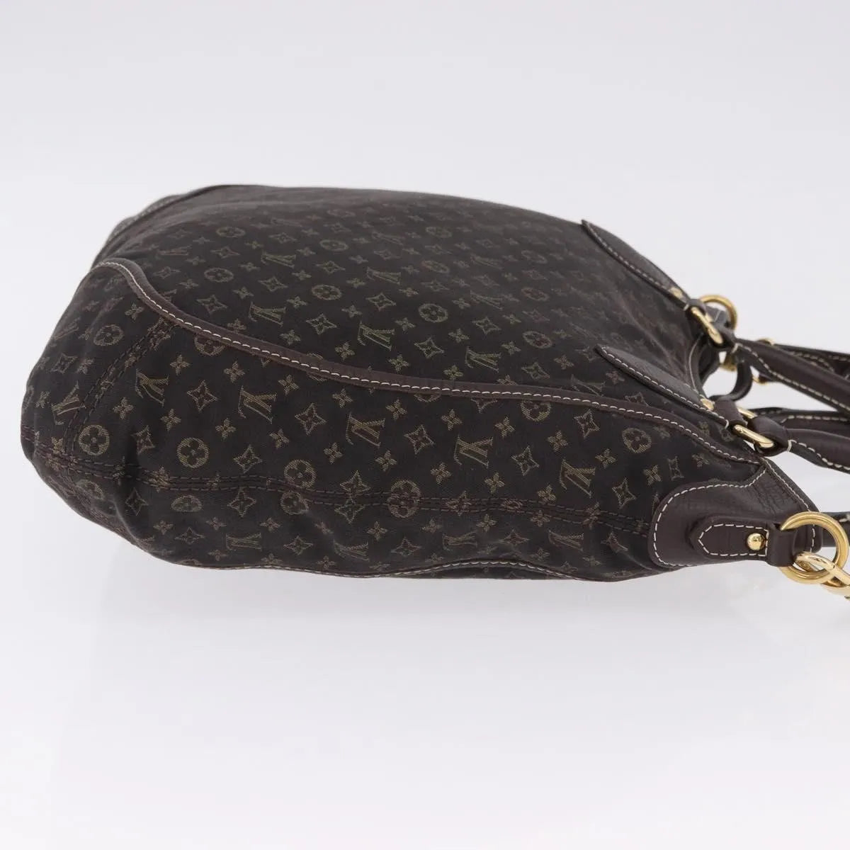 Louis Vuitton Angele Mini Lin Brown Canvas Handbag (Pre-Owned)