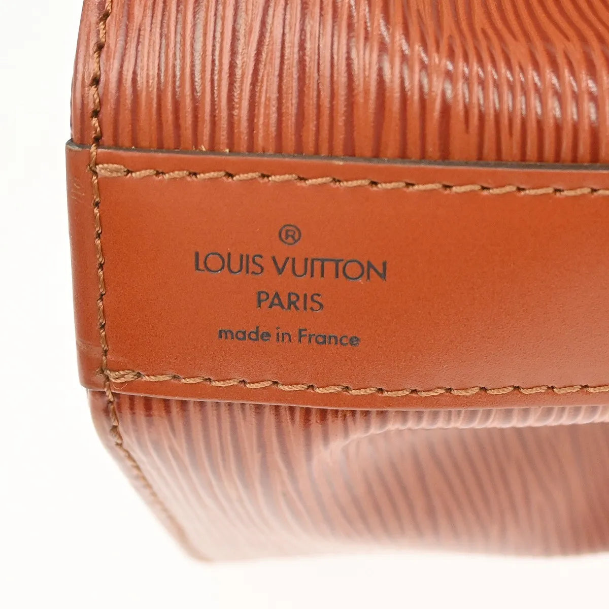 Louis Vuitton Vintage Sac D'epaule Epi Leather Brown Leather Shoulder Bag Bag (Pre-Owned)
