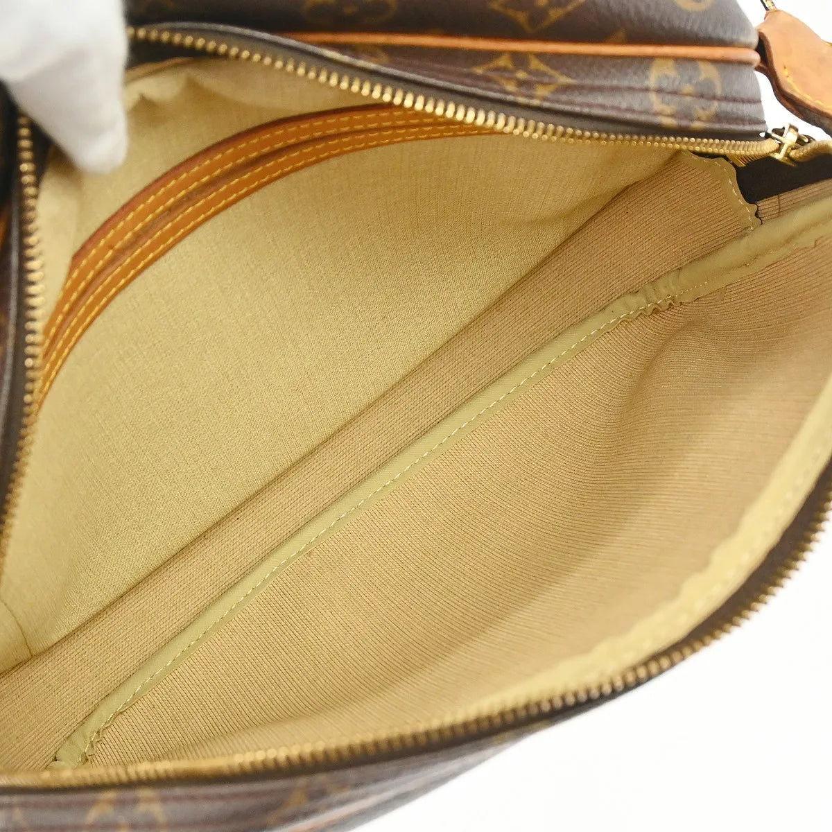 Louis Vuitton Reporter Monogram Canvas Brown Canvas Shoulder Bag Bag (Pre-Owned)