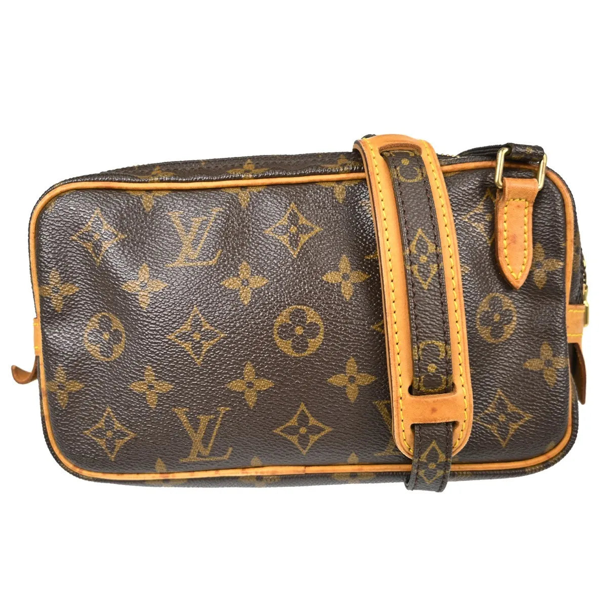 Louis Vuitton Pochette Marly Bandouliere Monogram Canvas Brown Canvas Shoulder Bag Bag (Pre-Owned)