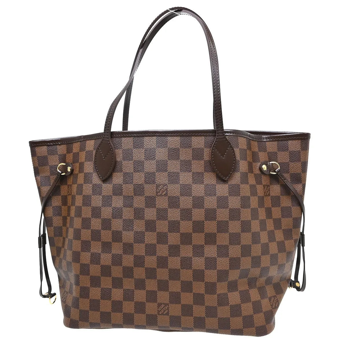 Louis Vuitton Neverfull Tote Damier Brown Canvas Tote Bag Bag (Pre-Owned)
