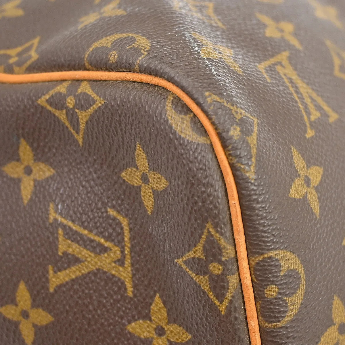 Louis Vuitton Keepall Monogram Canvas Brown Canvas Travel Bag Bag (Pre-Owned)