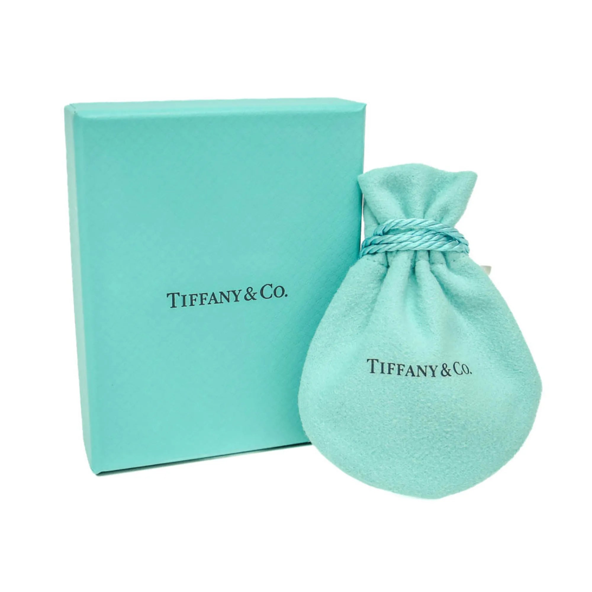 Tiffany & Co. Elsa Peretti Open Heart Silver 925 Silver Silver Ring Jewelry (Pre-Owned)