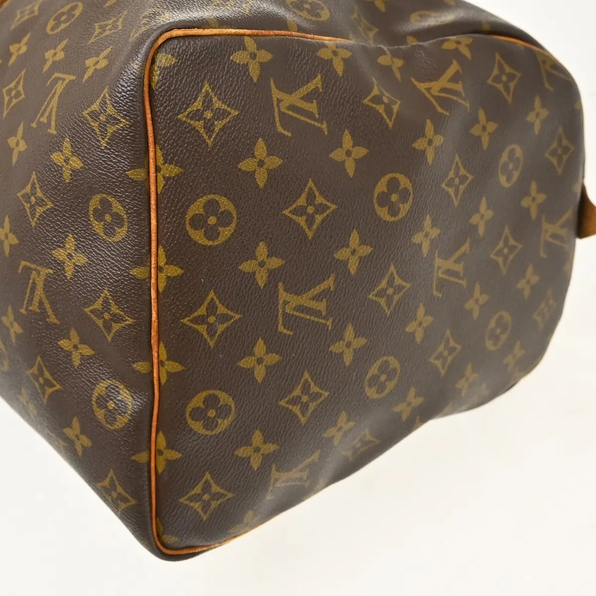 Louis Vuitton Keepall Canvas Brown Canvas Travel Bag Bag (Pre-Owned)