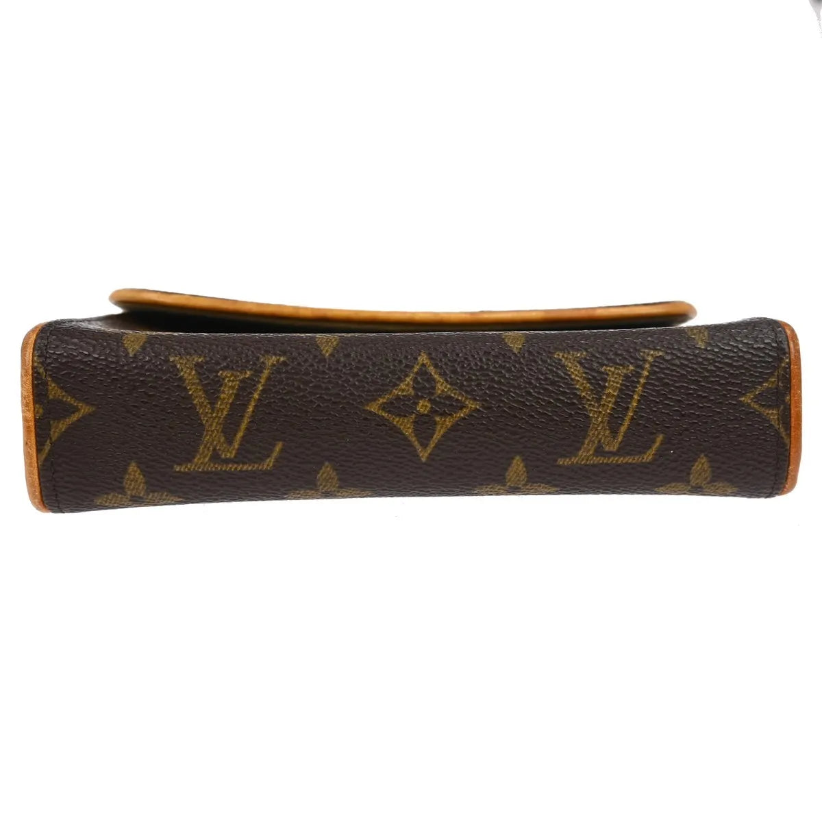 Louis Vuitton Florentine Waist Monogram Canvas Brown Canvas Clutche & Pouche Bag (Pre-Owned)
