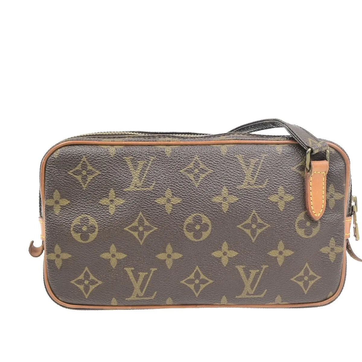 Louis Vuitton Pochette Marly Bandouliere Monogram Canvas Brown Canvas Shoulder Bag Bag (Pre-Owned)