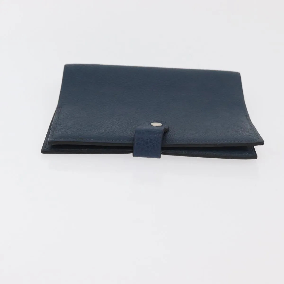 Hermes Agenda Cover Epsom Navy Leather Clutche & Pouche Bag (Pre-Owned)