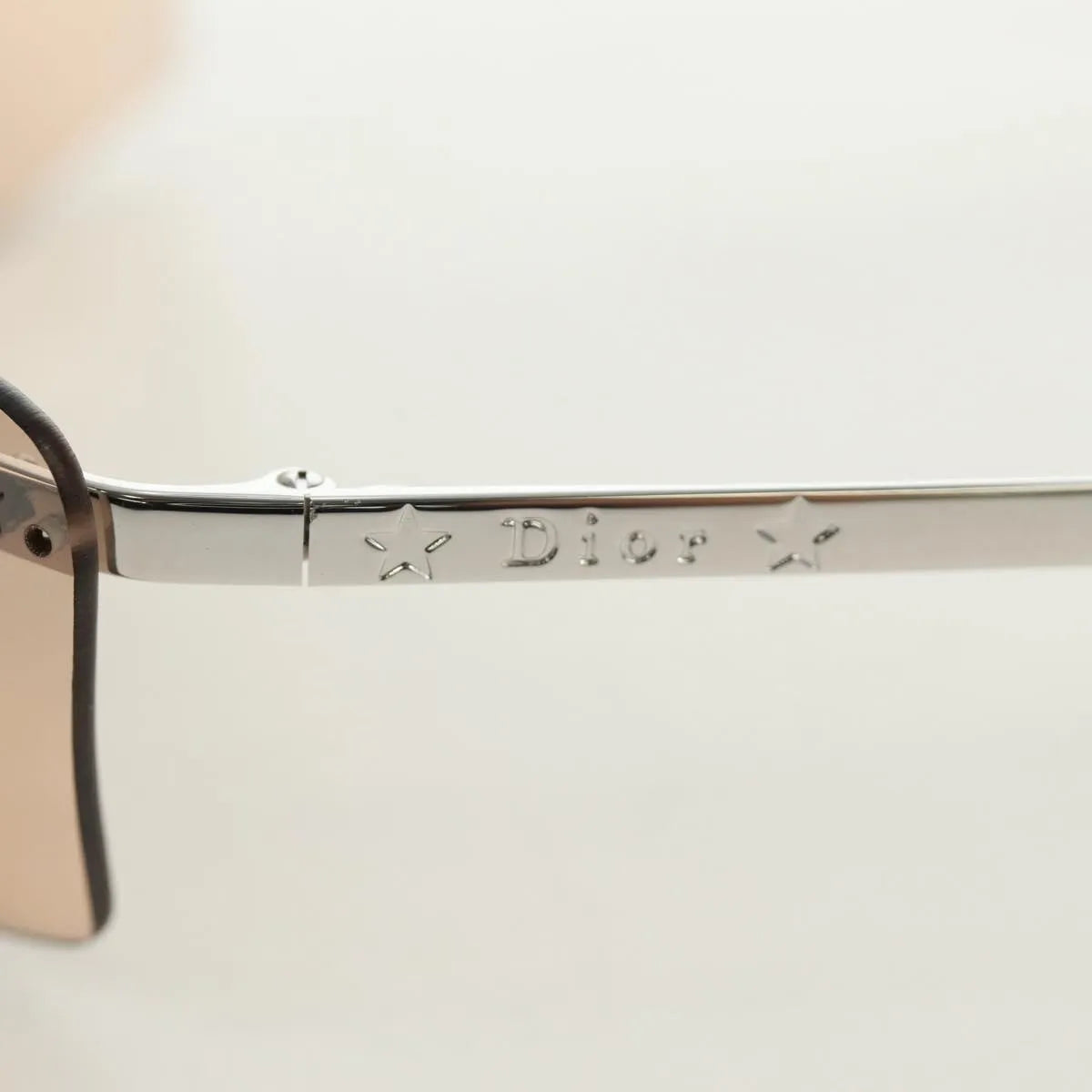 Christian Dior Sunglasses Metal Beige Metal Sunglasse Accessory (Pre-Owned)