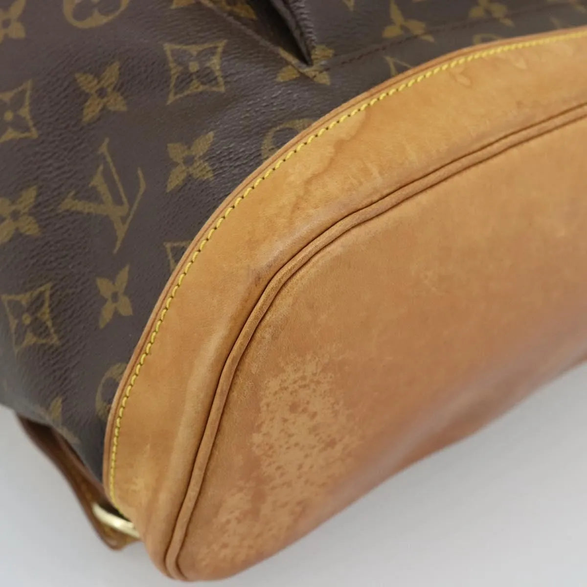 Louis Vuitton Vintage Montsouris Backpack Monogram Canvas Brown Canvas Backpack Bag (Pre-Owned)