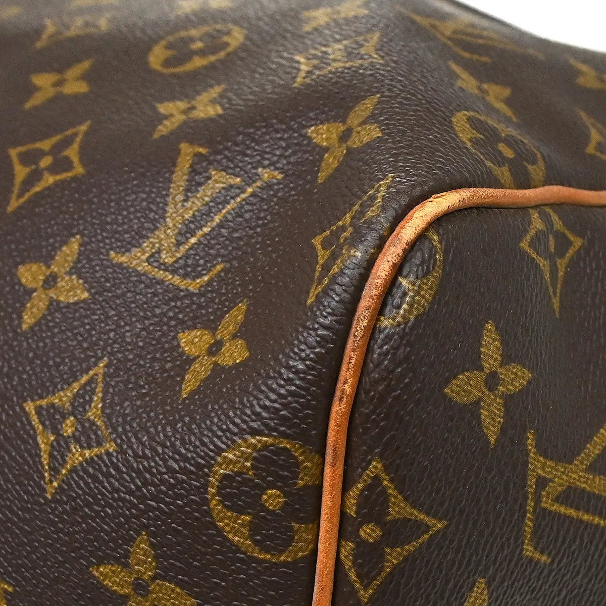 Louis Vuitton Keepall Monogram Brown Canvas Travel Bag Bag (Pre-Owned)