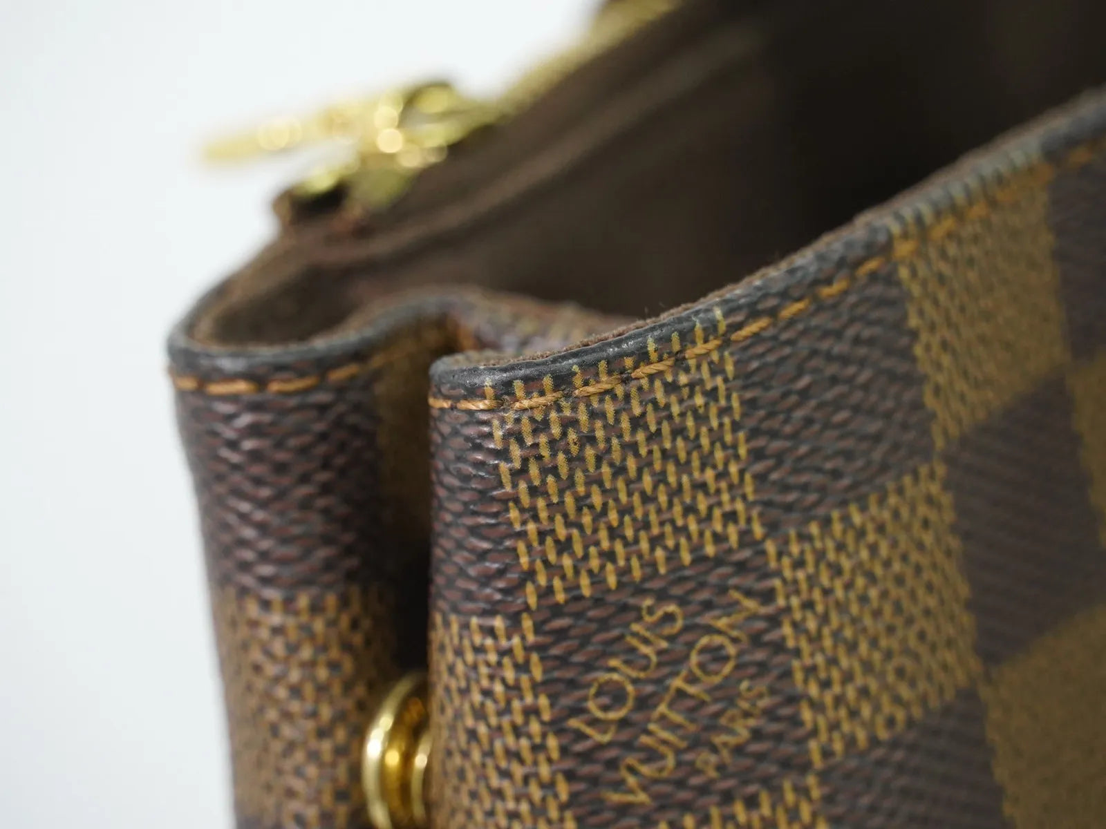 Louis Vuitton Beaubourg Damier Brown Canvas Tote Bag Bag (Pre-Owned)