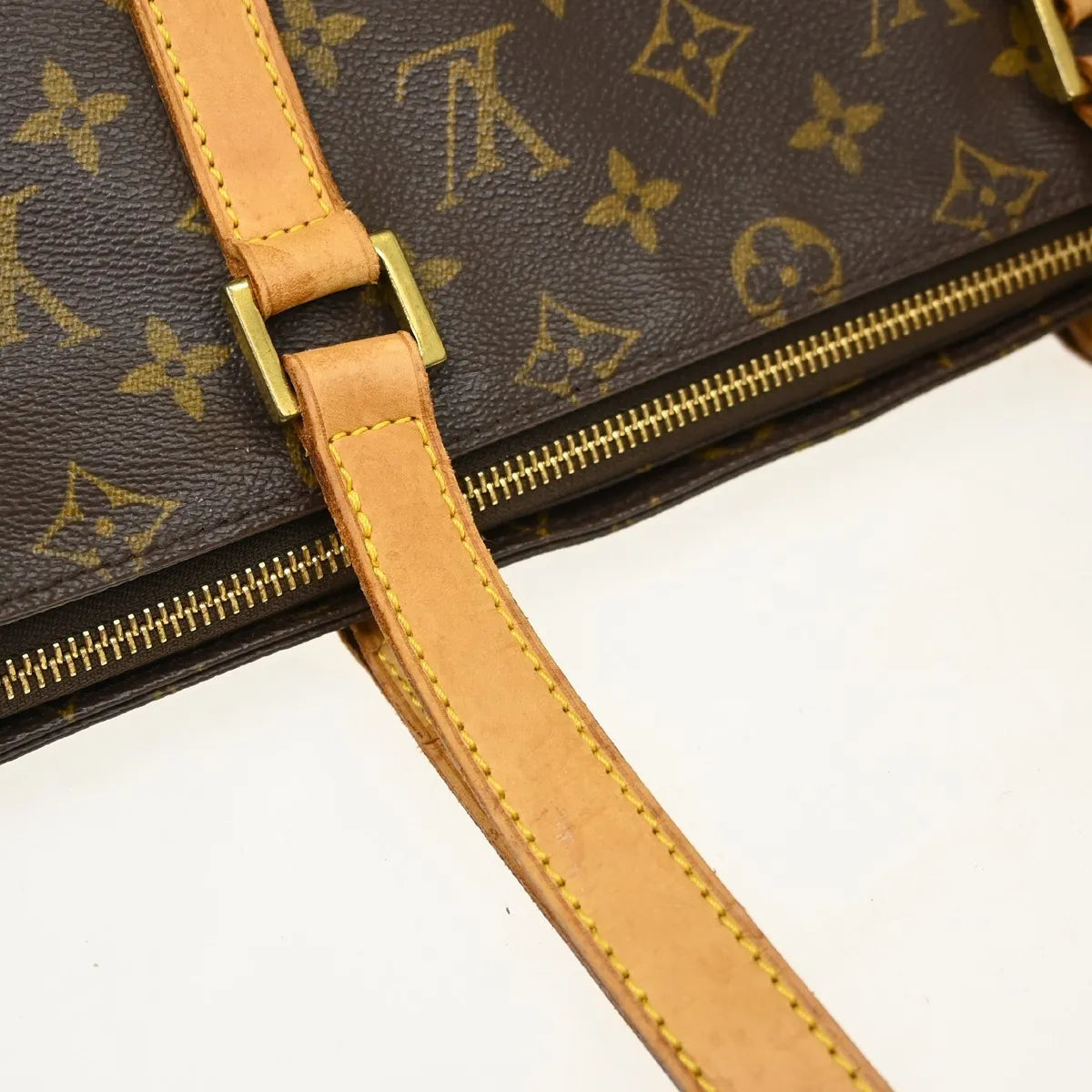 Louis Vuitton Cabas Mezzo Monogram Canvas Brown Canvas Tote Bag Bag (Pre-Owned)