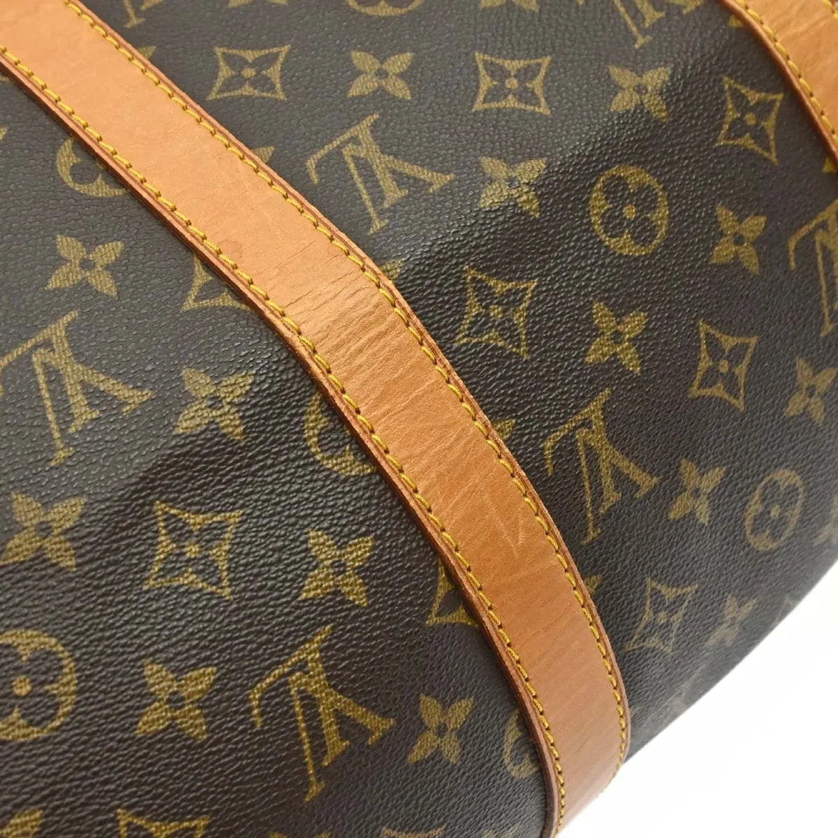 Louis Vuitton Keepall Monogram Canvas Brown Canvas Travel Bag Bag (Pre-Owned)