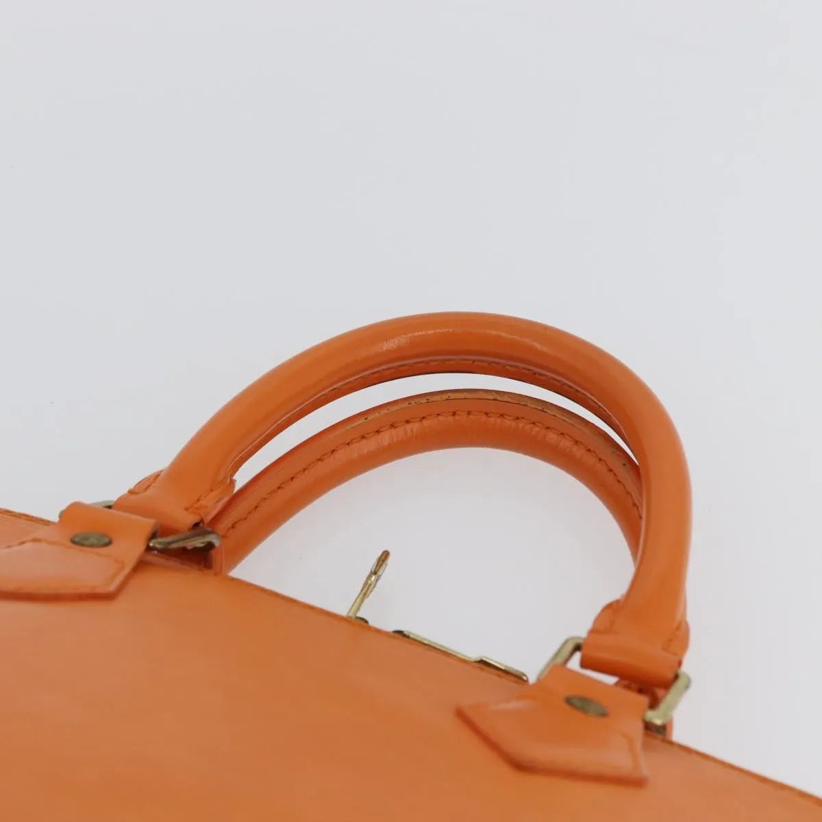 Louis Vuitton Alma Epi Orange Leather Handbag (Pre-Owned)