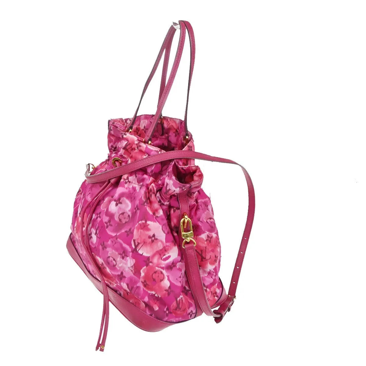Louis Vuitton Noefull Ikat Nylon Pink Nylon Shoulder Bag Bag (Pre-Owned)