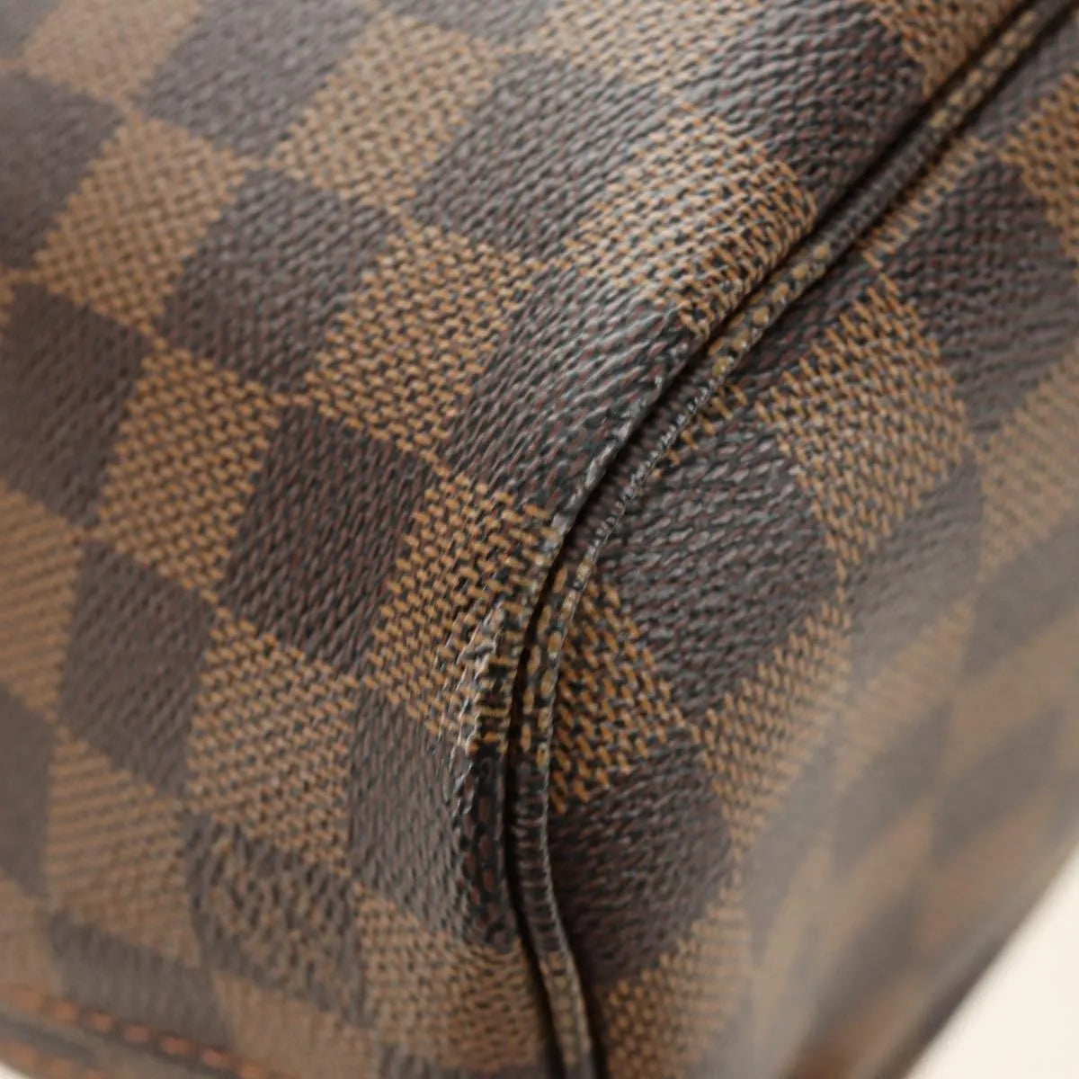 Louis Vuitton Neverfull Tote Damier Brown Canvas Tote Bag Bag (Pre-Owned)