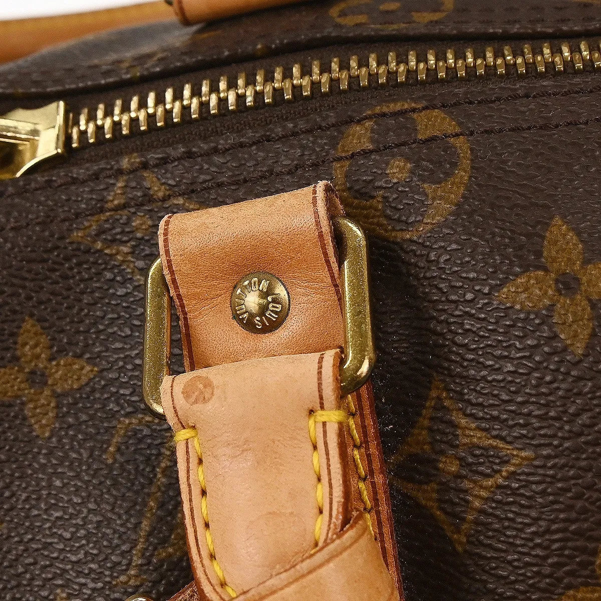 Louis Vuitton Keepall Monogram Brown Canvas Handbag (Pre-Owned)