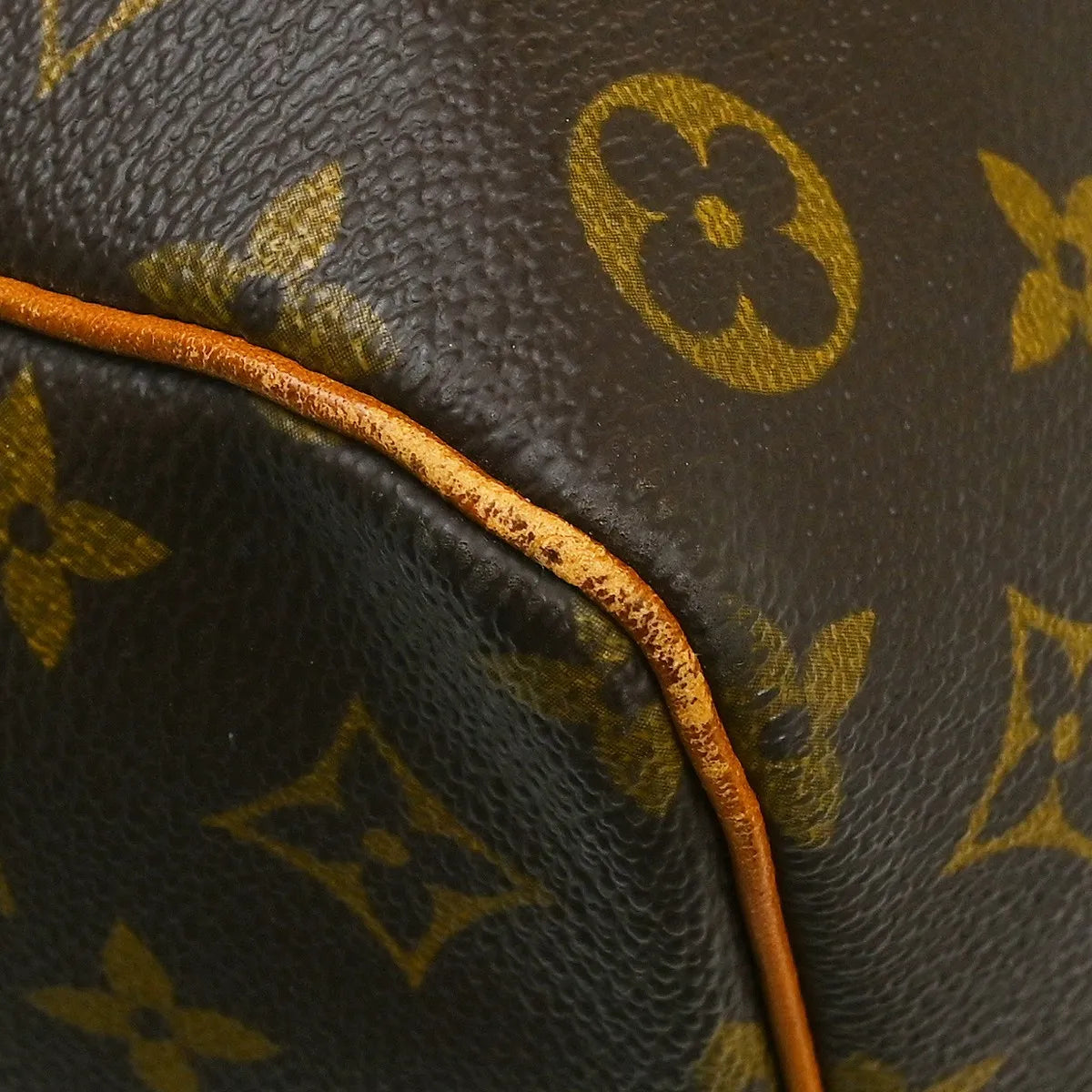Louis Vuitton Keepall Monogram Canvas Brown Canvas Travel Bag Bag (Pre-Owned)