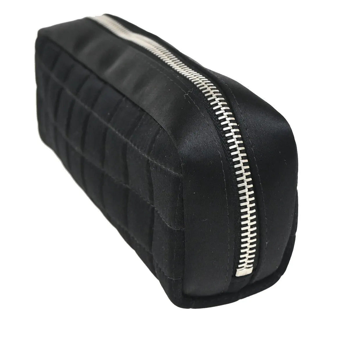 Chanel Chocolate Bar Clutch Nylon Black Nylon Clutche & Pouche Bag (Pre-Owned)