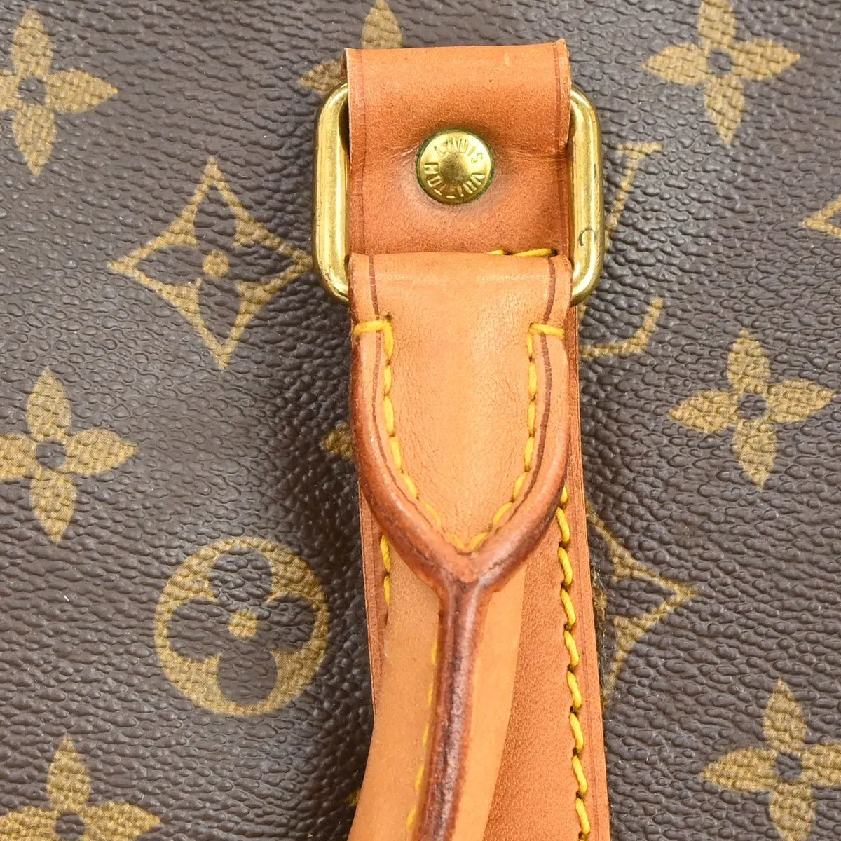 Louis Vuitton Keepall Monogram Brown Canvas Travel Bag Bag (Pre-Owned)