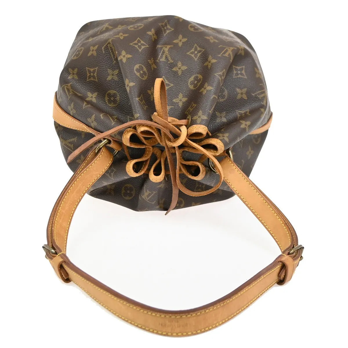 Louis Vuitton Petit Noe Monogram Canvas Brown Canvas Shoulder Bag Bag (Pre-Owned)