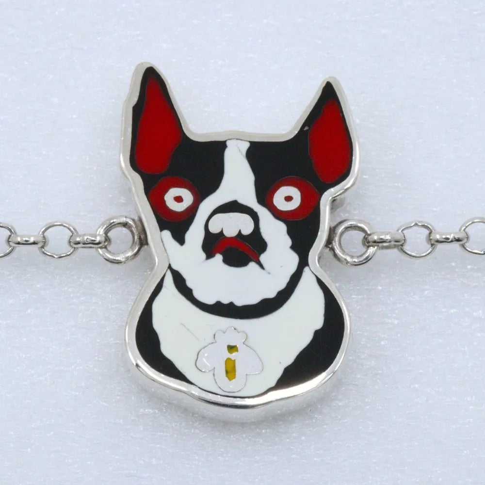 Gucci Bosco Sterling Silver And Enamel Silver Silver Bracelet Jewelry (Pre-Owned)
