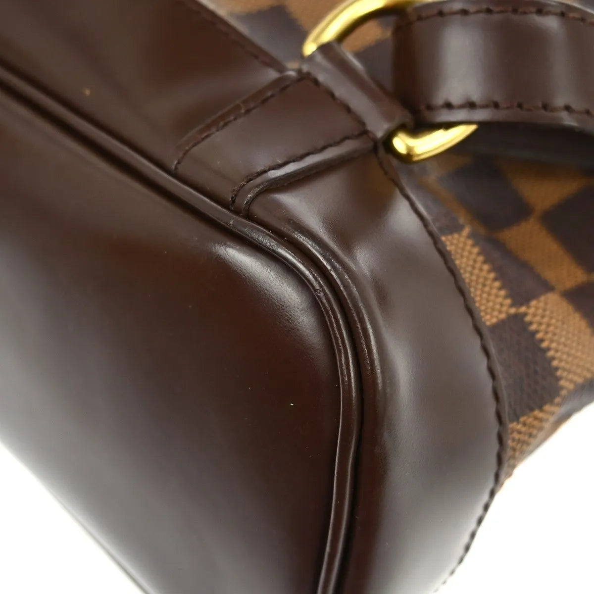 Louis Vuitton Soho Damier Brown Canvas Backpack Bag (Pre-Owned)