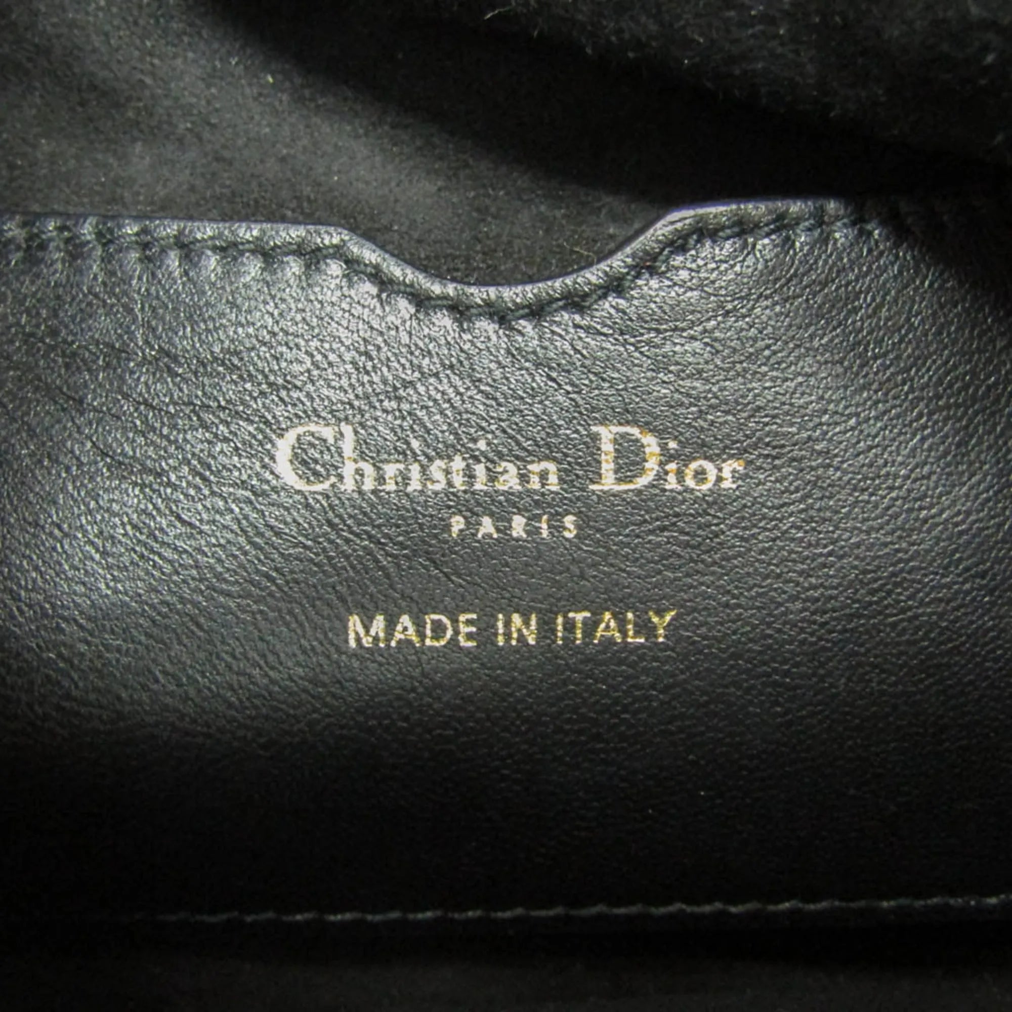 Christian Dior Vibe Hobo Cannage Quilt Lambskin Black Leather Handbag (Pre-Owned)