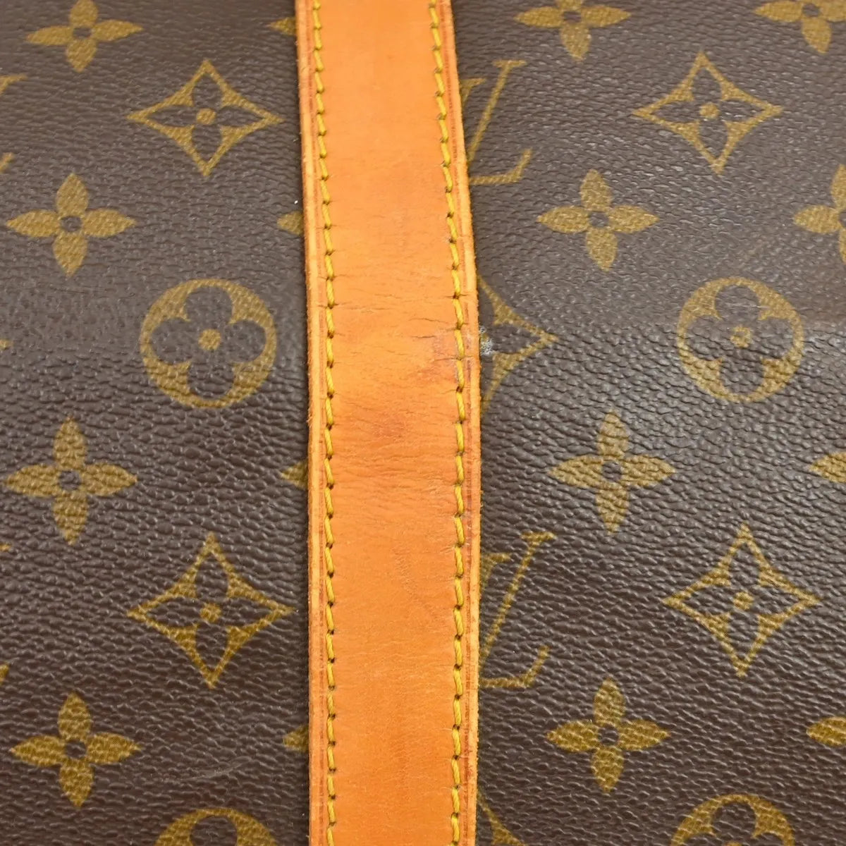 Louis Vuitton Keepall Monogram Canvas Brown Canvas Travel Bag Bag (Pre-Owned)