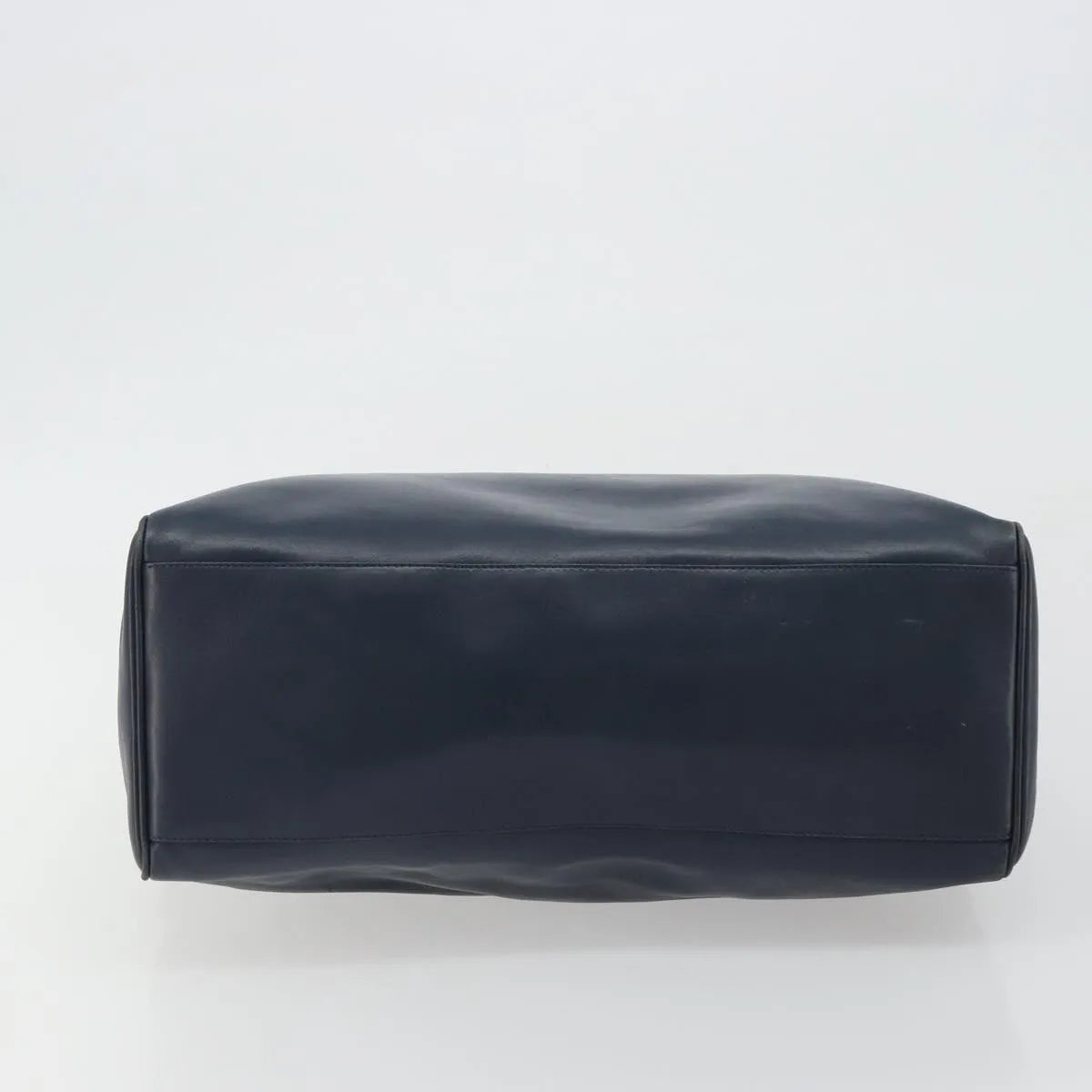 Christian Dior Vintage Leather Navy Leather Handbag (Pre-Owned)
